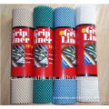 PVC anti-slip cabinet shelf liner,drawer liner,many colours and size available